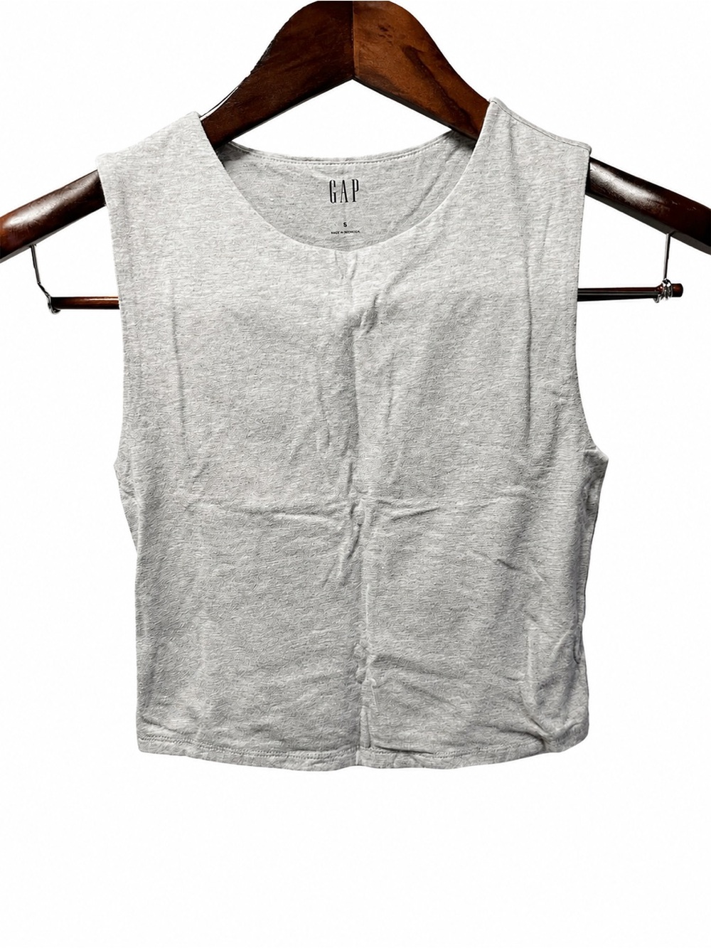 GAP Women's Light Heather Gray Sleeveless Tank